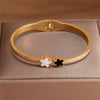 Crystal Star Stainless Steel Bangles for Women Jewelry Bracelets Party Accessories - Image 19