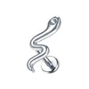16G 316L Stainless Steel Labret Stud with Decorative Screw-Fit Top for Cartilage Piercings - Image 7