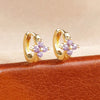 6/8/10mm Stainless Steel Zircon Flower Hoop Earring Small Gold Color Circle Hoops Huggie Piercing Earring Jewelry - Image 10