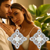 Opal Stone Witches Knot Stud Earrings Thai Silver Protection Amulet Earrings Jewelry for Women - Image 5