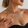 Irregular Bead Necklace Light Multiple Tassels Simple Splicing Collarbone Chain Women Jewelry Necklace Gifts - Image 4