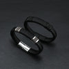 Men Leather Bracelets Men Stainless Steel Multilayer Braided Rope Bracelets for Male Female Bracelets Jewelry - Image 3