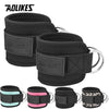 Aolikes Adjustable Padded Ankle Wrist Cuffs Padded Straps D-Ring Glute Kickback for Cable Machine, Ideal for Glutes Exercises - Image 1