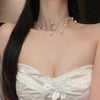 White Pearl Necklace with Adjustable Length - Image 5