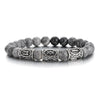 Norse Viking Runes Stone Bracelet for Men 8Mm Lava Obsidian Turquoises Beads Charm Bangles Lucky Amulet Jewelry Gift - Image 7