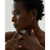 Stainless Steel Chic Heart Huggie Hoop Earrings Charm Gold Color Jewelry for Women - Image 4