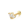1PC Silver Crown Opal Piercing Earring for Women Ear Studs Cartilage Earring Body Jewelry Gift - Image 14