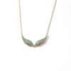 Angel Wing Necklace Full Paved Zircon Feather Pendant Stainless Steel Chain Gold Silver Multicolor Turquoise Pink Crystal Choker - Image 10