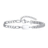 A-Z Initial Bracelets for Men Women, Figaro Chain, Double Layered Box Link Chain Bracelets, Name Gift for Him - Image 12