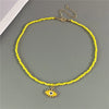 Evil Eye Charm Necklace with Colorful Beads in a Choker Style - Image 8