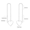 2PC/1pair Heart Love White Shell Drop Earring for Women Stainless Steel Hoop Earrings Romantic Valentine's Day Gift - Image 26