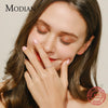 Silver Simple Square Clear CZ Charm Gold Color Finger Rings For Women Wedding Engagement Jewelry - Image 2