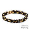 Powerful Versatile King Chain Men's Stainless Steel Rock Bracelet Punk Byzantine Chain Wrist Jewelry Gift - Image 18
