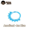 Nose Daith Tragus Ear Piercing Beads Segment Hinged Nose Clickers 8mm/10mm 16G Cartilage Nose Ring Body Jewelry Anodizing - Image 11