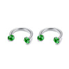 2Pcs 6/8/10mm Stainless Steel Zircon Piercings Earrings Horseshoe Ring Piercing Nose Ear Belly Rings Body Jewelry For Women/Men - Image 15