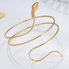1PCS Punk Coiled Snake Spiral Upper Arm Cuff Armlet Armband Bangle Women Jewelry Egypt Swirl Snake Arm Cuff Armlet - Image 5