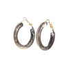 Vintage Brown Resin Round Hoop Earrings for Women Elegant Geometric Circle Temperament Earings Wedding Jewelry Gifts - Image 6