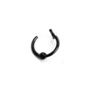 Punk 8/10mm Titanium Steel Lip Rings Cuff Clip on Fake Labret Piercing Ear Nose Hoops Unisex Women Septum Body Jewelry - Image 5