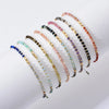 Glass Seed Bead Bracelet with Adjustable Cord - Image 2