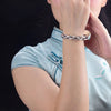 Silver Retro Twist Cross Ladies Bangle Jewelry For Women Birthday Gift No Fade - Image 4
