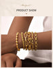 Chunky Stainless Steel Link Chain Bracelet in Gold-Tone - Image 25