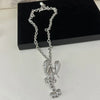 Retro Chain Key-lock Shape Pendant Necklace - Image 12
