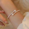 Creative Plum Blossom Cuff Bangles for Women Silver Color Floral Open Bracelet Wristband Wedding Jewelry - Image 9