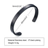 Men's Thin Bracelet,Stainless Steel Cuff Bangle Bracelet, Thin Cuff, Boyfriend Cuff, Gifts for Him, Father's Day Gifts - Image 11