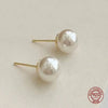 Senlissi 4-14mm Rio Silver Pearl Earrings Silver Stud Earrings for Women Jewelry Gifts - Image 2