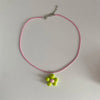 Sweet Colorful Flower Pendant Necklace for Women Girl Floral Design Rope Chain Chokers Jewelry Gift - Image 28