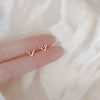 Tiny Minimalist Silver Plated Korean Mini Small Flower Stud Earrings for Women Teens Temperament Daily Wear Ear Piercing Jewelry - Image 34