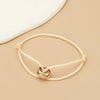Simple Unisex Bracelet 3 Metal Round Circle Accessory Adjustable Men's Rope Bracelet for Women Jewelry Gifts - Image 5