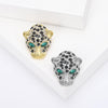 Rhinestone Tiger Head Brooches for Women Unisex Pearl Bear Pins Wolf Lapel Pins Banquet Party Backpack Gifts Jewelry Accessories - Image 3