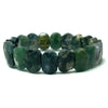 Multi-Faceted 10 x 14 mm Beaded Bracelet in Mixed Stone Colors - Image 42