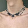 Punk Stainless Steel Star Geometry Pendant Necklace for Men Hip Hop Elements Jewelry - Image 6