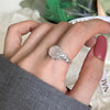 Ventfille Silver Opal Ring Female Index Finger Opening Adjustable Tail Ring Simple Jewelry Gift - Image 16