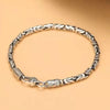 Safe Braided Men Cuff Bracelet Retro Hip-hop Niche for Boyfriend Gift Jewelry Accessories - Image 1