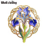 Famous Painting Brooches For Women Unisex 9-design The Starry Night Sunflowers Iris And The Reaper Party Brooch Badge - Image 2