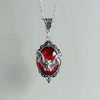 Gothic Ellipse Black Bat Pendant Necklace for Women Punk Halloween Goth Jewellery Gift - Image 6