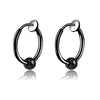 2pcs Stainless Steel Non Pierced Clip On Earrings for Men Women Magnetic Stud Earrings Punk Dangle Huggie Hoop Earrings Set - Image 25