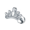 16G 316L Stainless Steel Labret Stud with Decorative Screw-Fit Top for Cartilage Piercings - Image 35