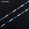 2.5mm/3mm Wide Stainless Steel Bar Link Bamboo Necklace Neck Chain for Women Men's Choker Rock Metal Jewelry Accessories - Image 14