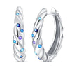 Women's Silver Snowflake Christmas Sparkling Zircon Winter Earrings Fit For Engagement Parties Jewelry - Image 13
