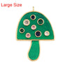 Rainbow Sun Happy Face Round Lemon Mushroom Charm Pendant, Gold Plated Zircon Necklace Bracelet Handmade Jewelry - Image 28