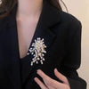 Pearl Flower Brooch Pin with Bouquet Style Accents - Image 5