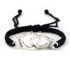 Adjustable Braided Rope Bracelet Silver Color Couple Handcuff Lucky Red Black Thread Handmade Knot Classic Jewelry For Woman Man - Image 7