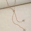 Minimalist Temperament Long Pull-out Adjustable Pearl Tassel Pendant Y-shaped Chain Necklace for Women Collar Chain Jewelry Gift - Image 3