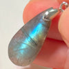 Blue Labradorite Pendant Irregular Shape Bead Stone Orange Necklace for Men Women - Image 12
