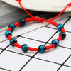 Royal Blue Tiger Eye Stone Beads Bracelet for Women Men Handmade Braided Rope Knot Bangle Couple Adjustable Jewelry Gift - Image 3