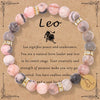 Mhs.sun 12 Star Zodiac Sign Pink Zebra Stone Beaded Bracelets Constellation Birthday Party Jewelry For Women Men - Image 17
